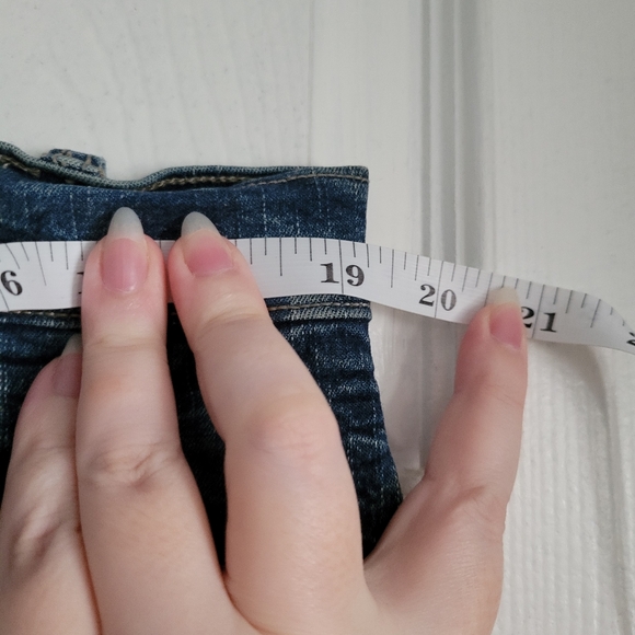 Vintage Wrinkle Effect Boot Cut Jeans - Picture 6 of 12